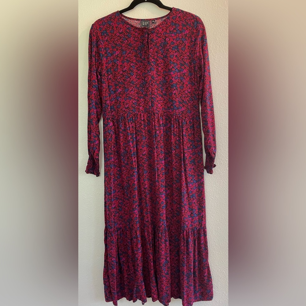 GAP Floral Maxi Dress Size Small